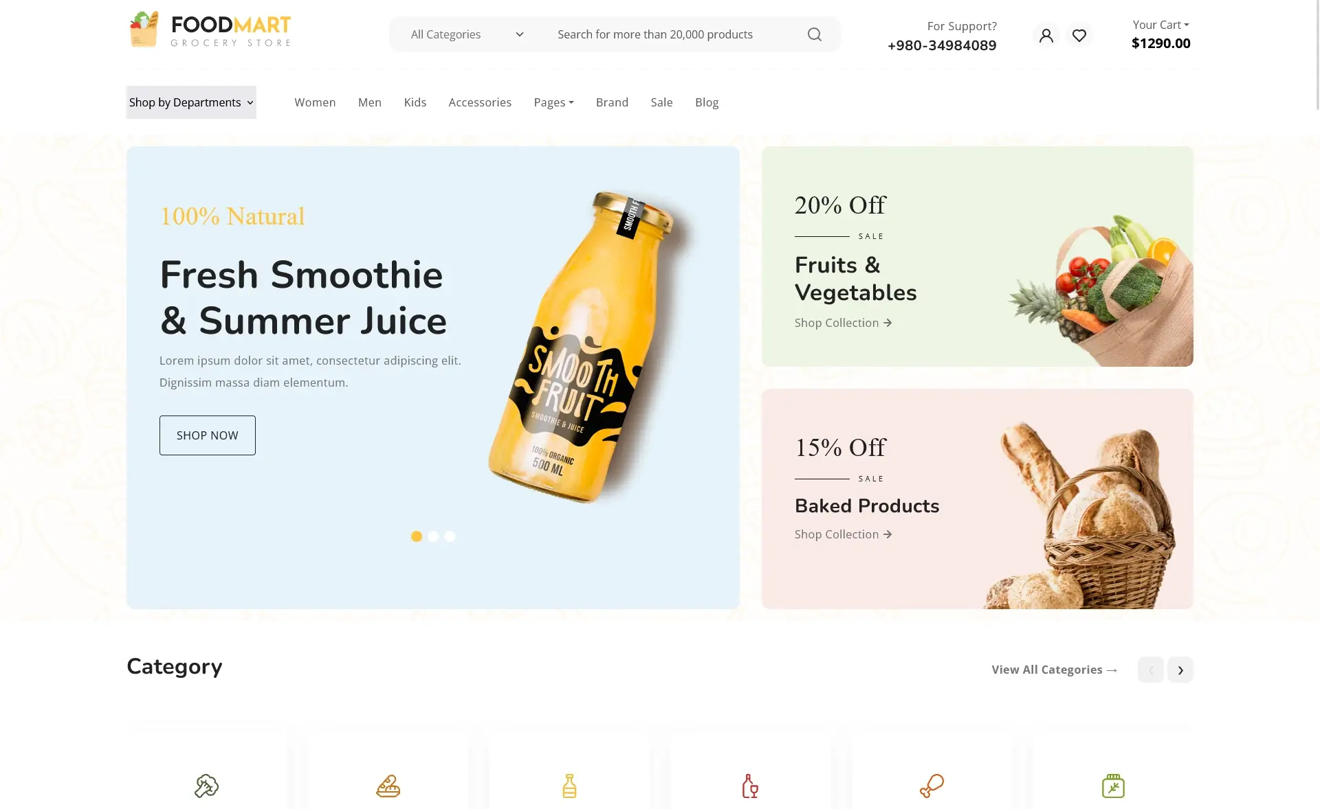 FoodMart Template
