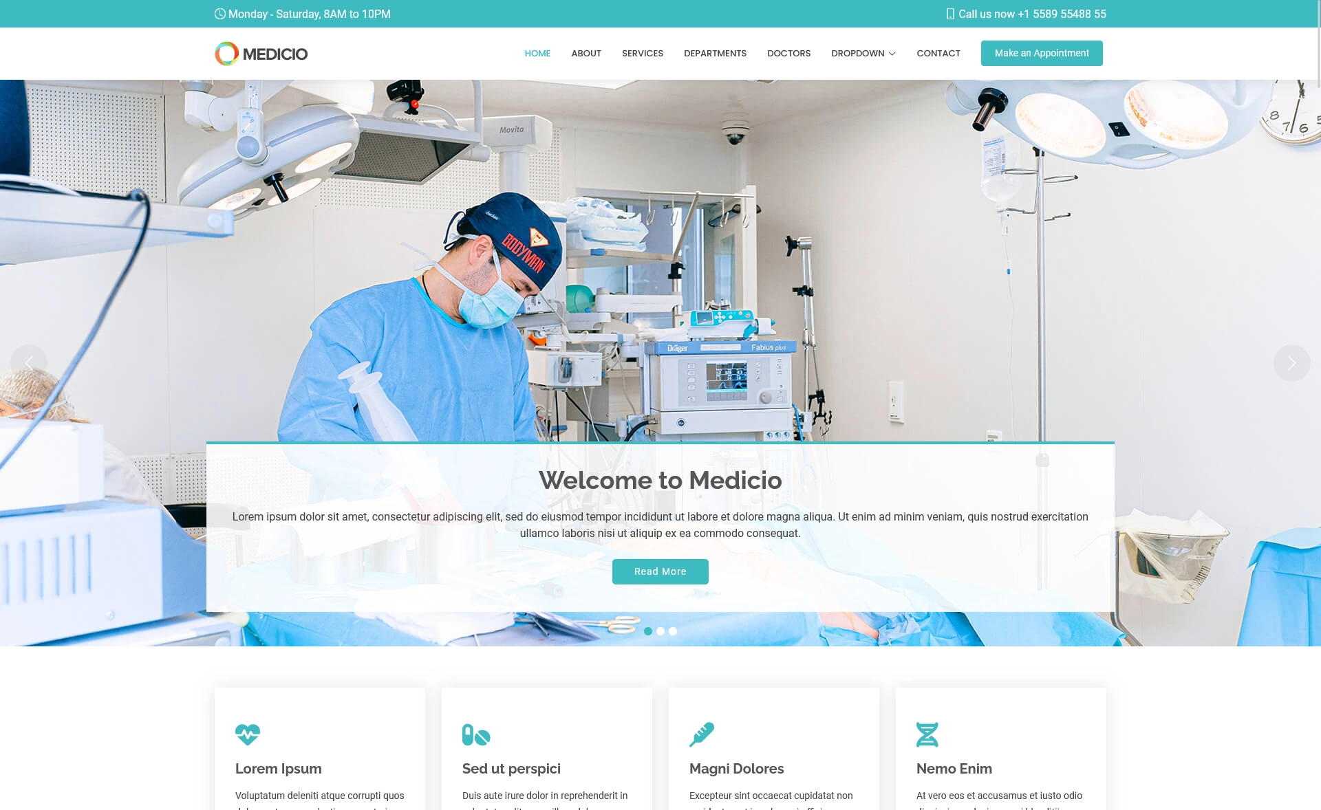 MediCio Template