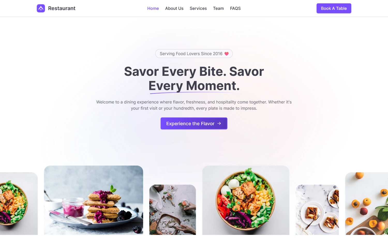 Restaurant Template
